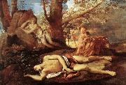 Poussin, Echo and Narcissus